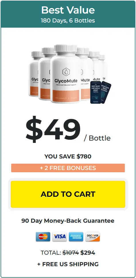 GlycoMute  6 Bottle Price